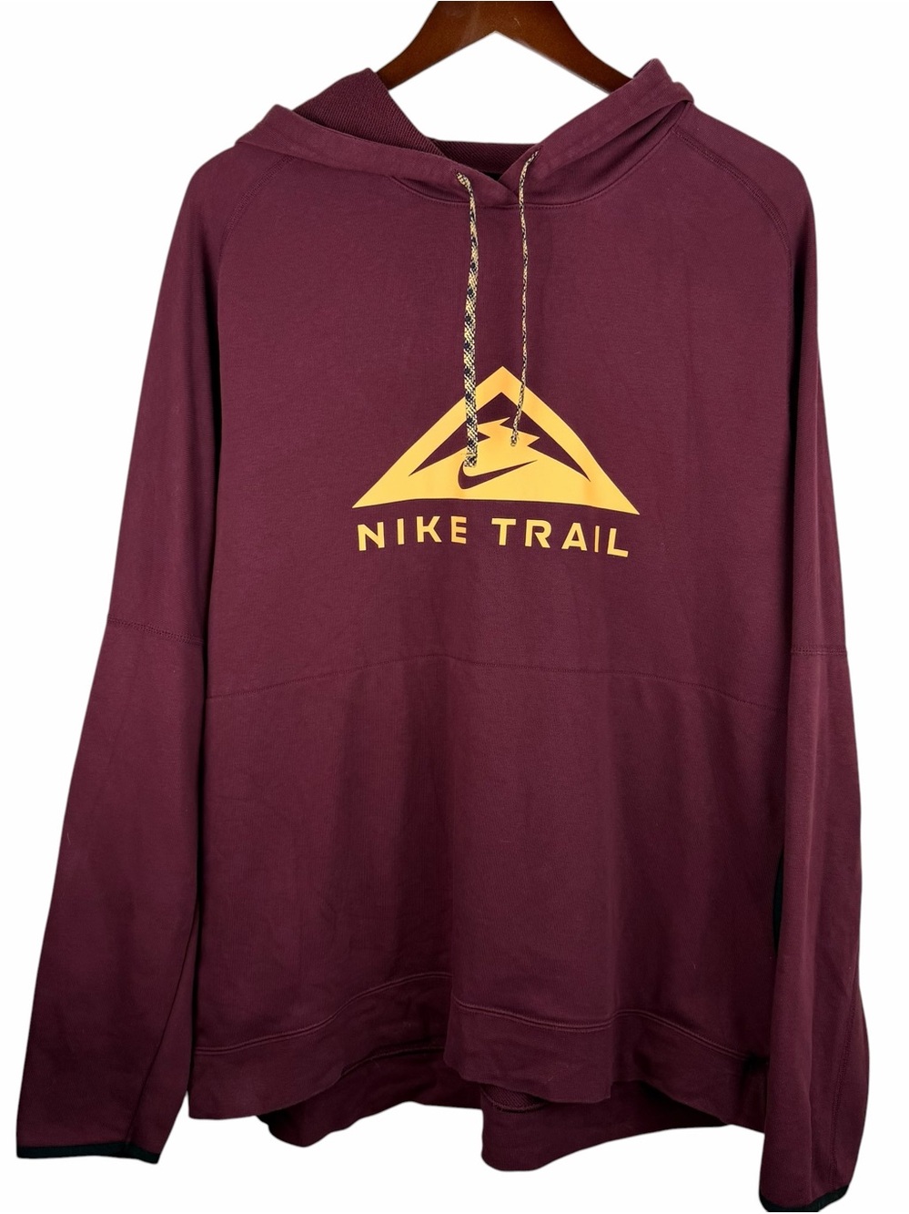 Nike Trail | Burgundy Magic Hour Graphic Hooded Sweatshirt